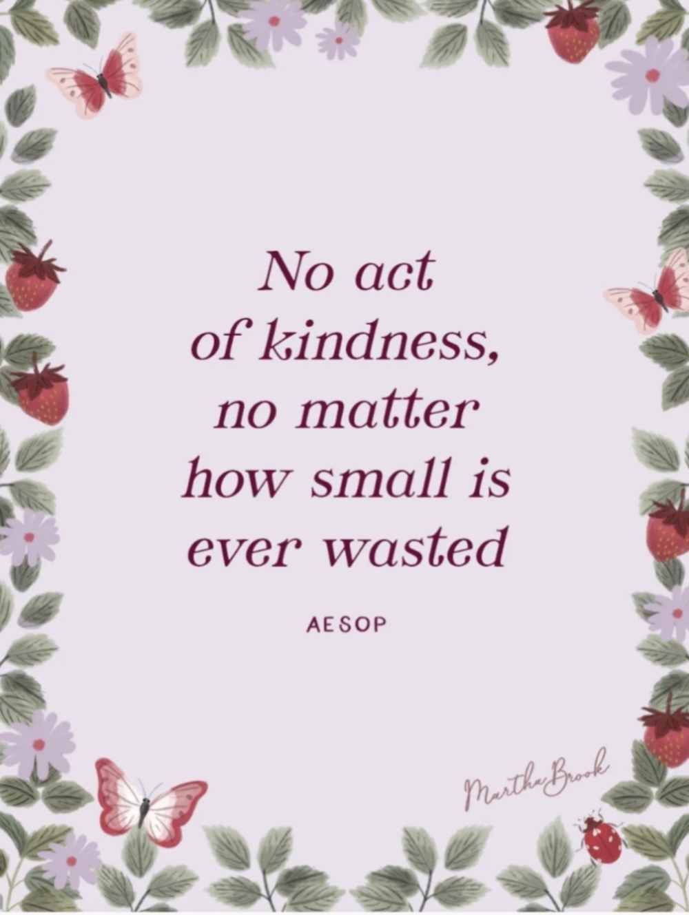 Small Acts of Kindness Never Wasted